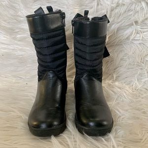 Joe fresh Kids Black Dress Boots. Size 9